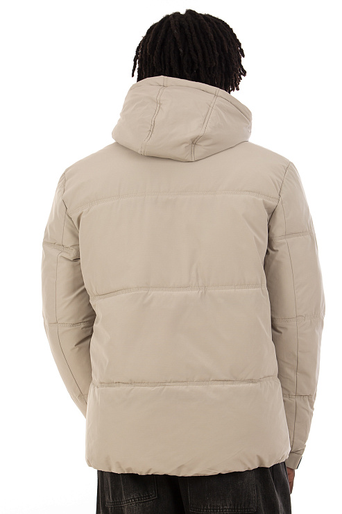 CHEERDUCK/5057 9954 БЕЖЕВЫЙ Пуховик мужской CHEERDUCK цвет Бежевый