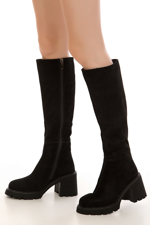 Сапоги на каблуке SERGIO MANCHOT цвет Черный