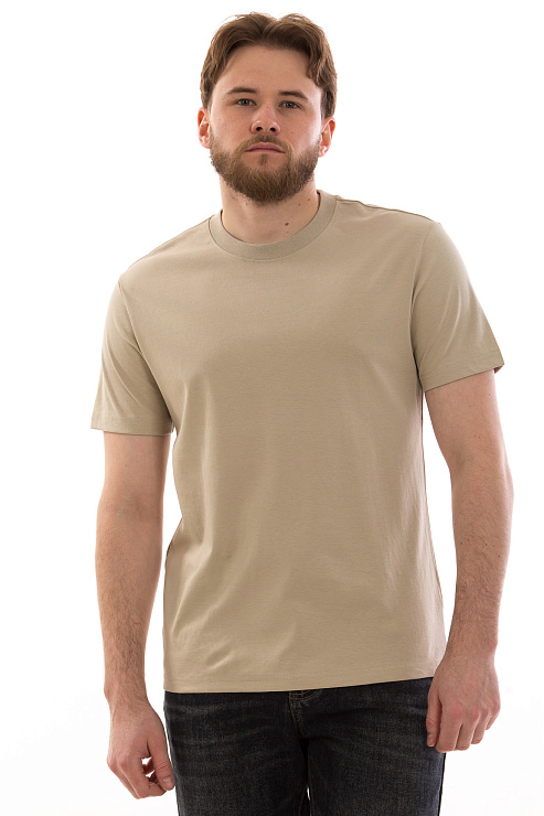 CHEERDUCK/4070 2580 БЕЖЕВЫЙ Футболка мужская CHEERDUCK цвет Бежевый