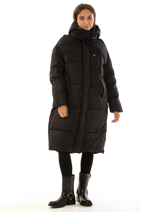 CHEERDUCK/2030 9123 ЧЕРНЫЙ Пуховик женский CHEERDUCK цвет Черный