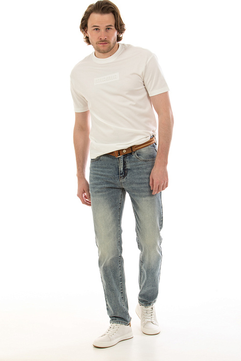 CHEERDUCK/4070 60467 СИНИЙ Джинсы мужские CHEERDUCK цвет Синий