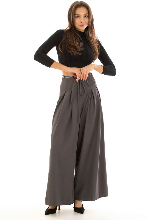 CHEERDUCK/NEW 0152 СЕРЫЙ Брюки женские классические CHEERDUCK цвет Серый