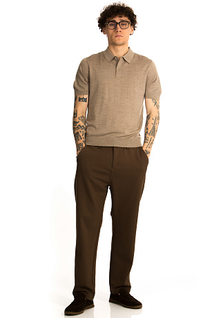 CHEERDUCK/4070 jFW 12 БЕЖЕВЫЙ Поло мужское CHEERDUCK цвет Бежевый