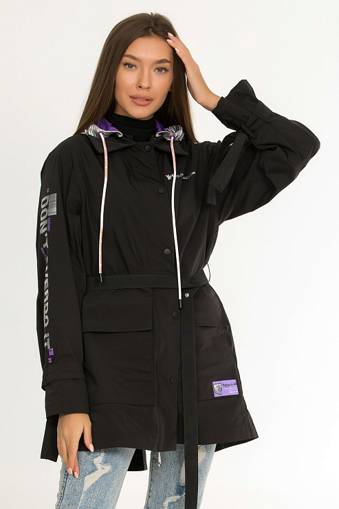 YIMOSIS 5301 ЧЕРН. Плащ женский YIMOSIS цвет Черный