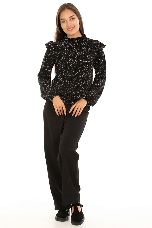 CHEER&DUCK/MUHR 0030 ЧЕРНЫЙ Блуза женская CHEERDUCK цвет Черный