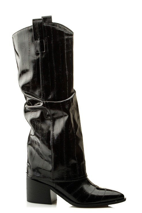 Сапоги на каблуке SERGIO MANCHOT цвет Черный