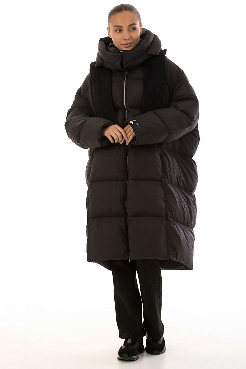 YIMOSIS 1721 ЧЕРНЫЙ Пуховик женский YIMOSIS цвет Черный