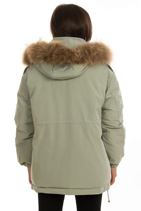 CHEERDUCK/2030 23122 ЗЕЛЕНЫЙ Парка женская CHEERDUCK цвет Зеленый