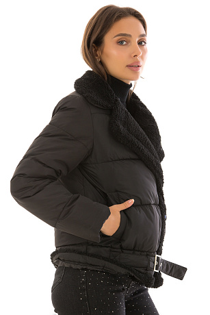 CHEERDUCK/2C22 801-11 ЧЕРНЫЙ Куртка женская CHEERDUCK цвет Черный