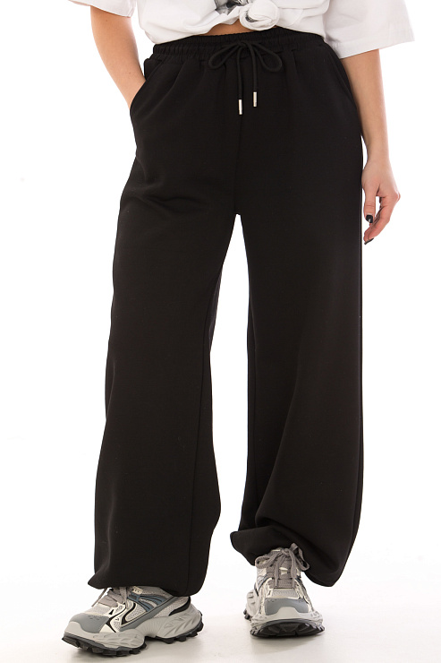 CHEERDUCK 106-1 ЧЕРНЫЙ Брюки женские CHEERDUCK цвет Черный