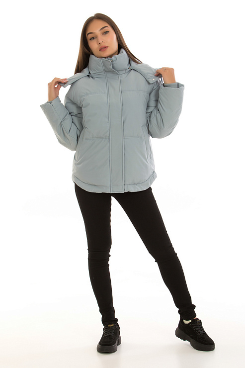 CHEERDUCK/2030 8309 ГОЛУБОЙ Куртка женский CHEERDUCK цвет Голубой