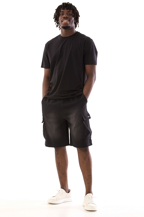 CHEERDUCK/4070 8168 ЧЕРНЫЙ Шорты мужские CHEERDUCK цвет Черный