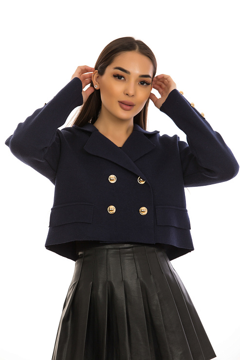 CHEERDUCK/2C19 881 ТЕМН.СИНИЙ Жакет женский CHEERDUCK цвет Синий