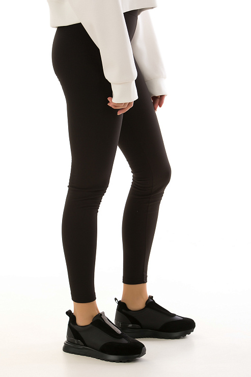Fashion L-034 ЧЕРНЫЙ Леггинсы женские FASHION цвет Черный