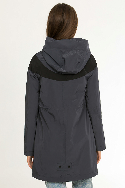 GRACE 1120 ТЕМН. СИН. Плащ женский GRACE цвет Синий