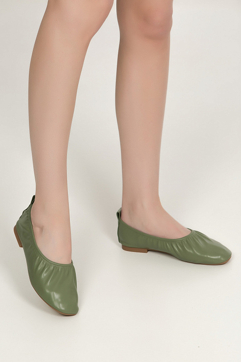 Балетки SERGIO MANCHOT цвет Зеленый