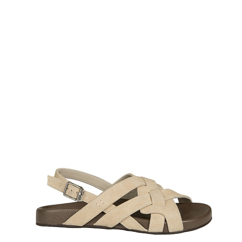 Сандалии SERGIO MANCHOT цвет Бeжевый