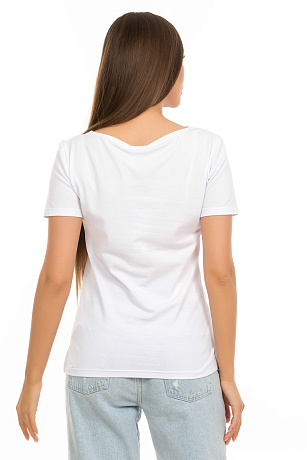 BALDININI A1DTS02A BIANCO Футболка женская BALDININI цвет Белый