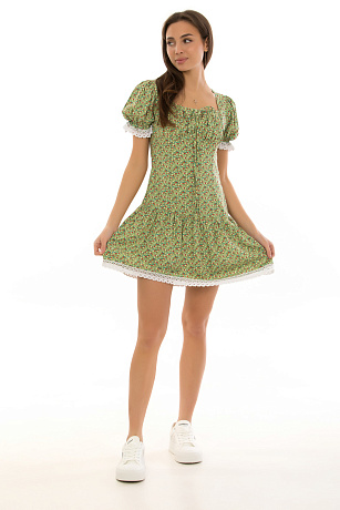 CHEERDUCK/Charm 7548 ЗЕЛЕНЫЙ Платье  CHEERDUCK цвет Зеленый