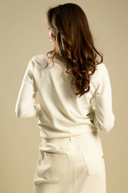 BELLABOA 111-52 БЕЛЫЙ Кофта женская BELLABOA цвет Белый