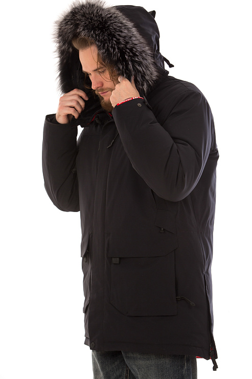 SHarK Force 725929 ЧЕРНЫЙ Пуховик мужской SHARK FORCE цвет Черный