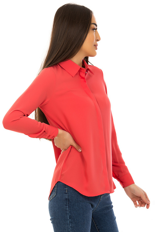 CHEERDUCK/2C19 930 КРАСНЫЙ Блуза женская CHEERDUCK цвет Красный