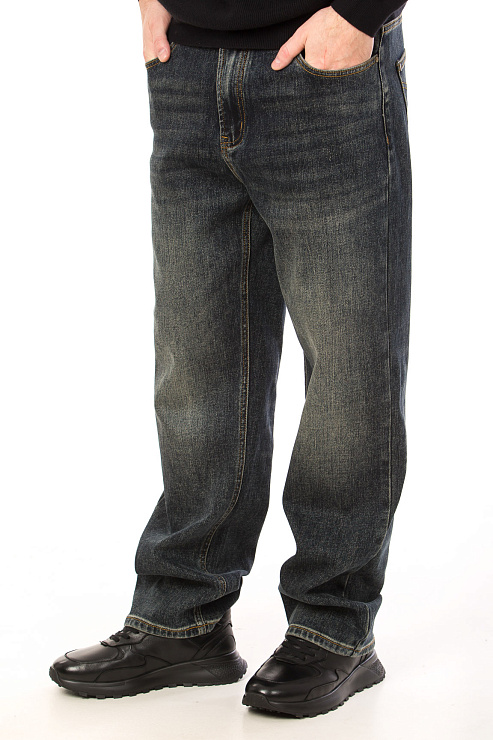 CHEERDUCK/4070 60486 СИНИЙ Джинсы мужские CHEERDUCK цвет Синий