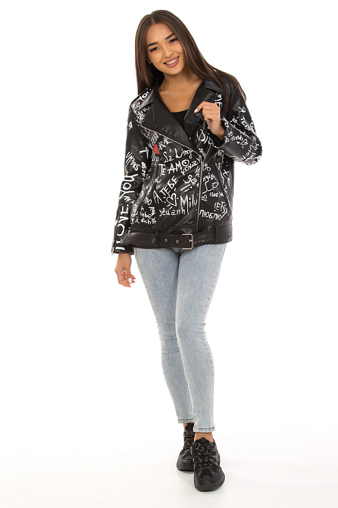 CHEER&DUCK/2025 034-3 ЧЕРН. Куртка женская CHEERDUCK цвет Черный