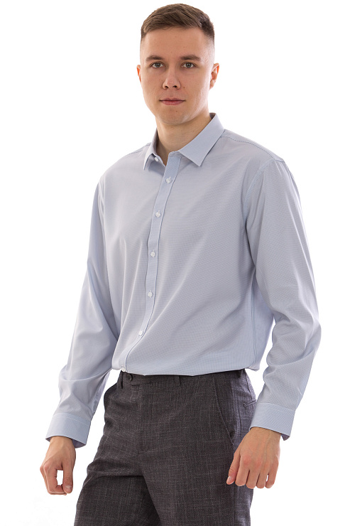 CHEERDUCK/2C87 8560 ГОЛУБОЙ Рубашка мужская CHEERDUCK цвет Голубой