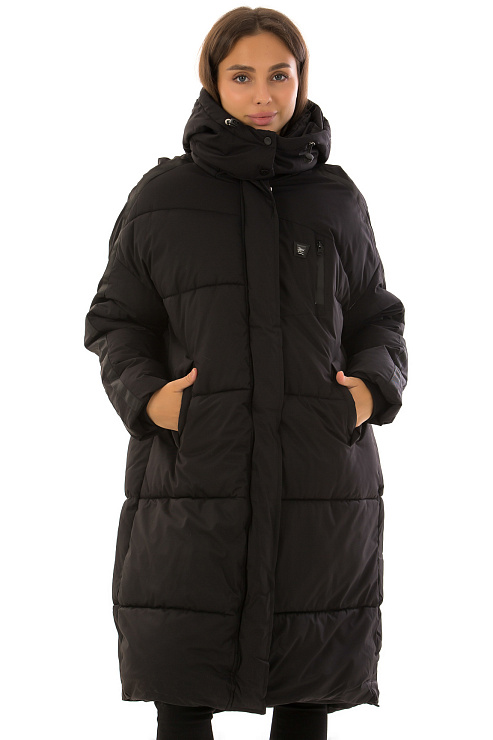 CHEERDUCK/2030 9123 ЧЕРНЫЙ Пуховик женский CHEERDUCK цвет Черный