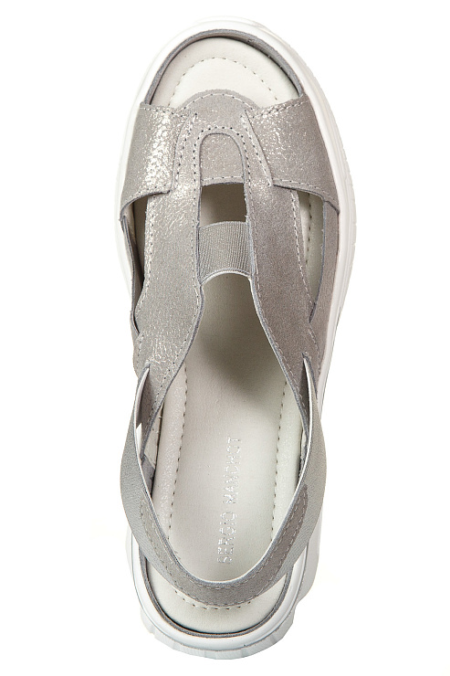 Сандалии SERGIO MANCHOT цвет Серебристый