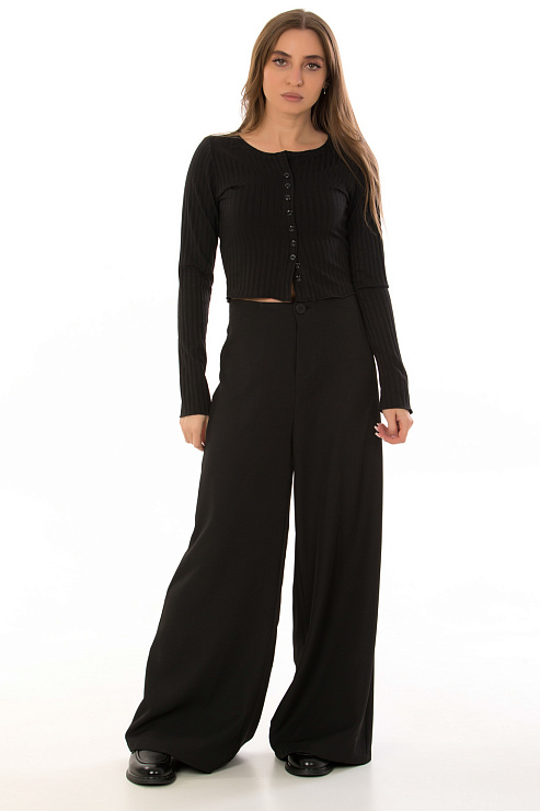 CHEERDUCK/NEW 0898 ЧЕРНЫЙ Брюки женские классические  CHEERDUCK цвет Черный