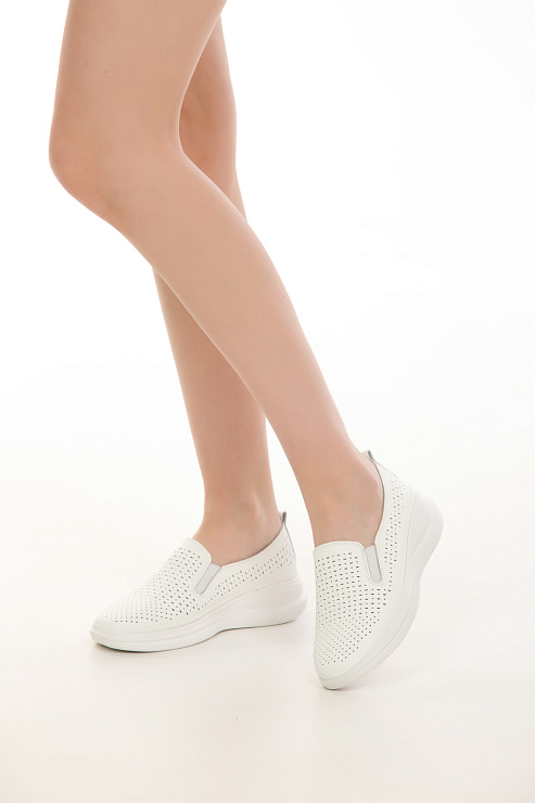 Слипоны SERGIO MANCHOT цвет Белый