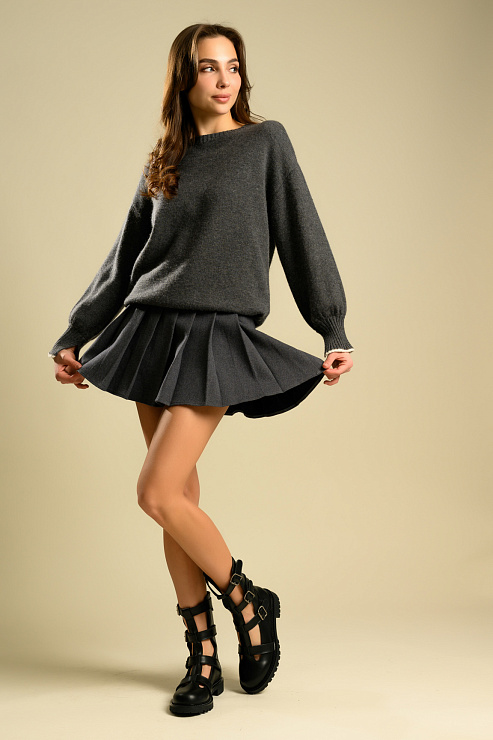 BELLABOA 111-56 СЕРЫЙ Юбка  BELLABOA цвет Серый