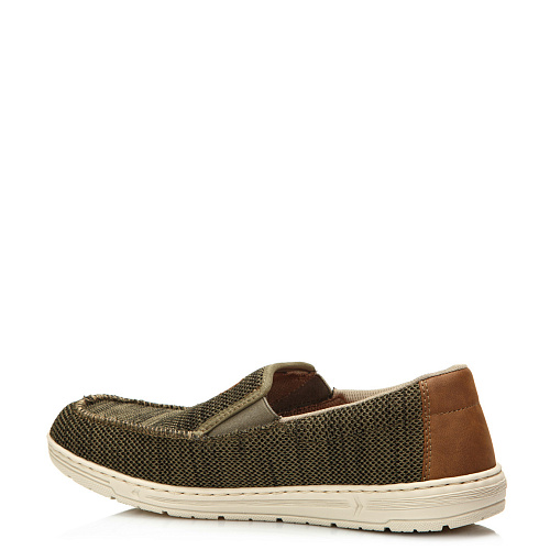 Слипоны RIEKER  цвет Зеленый