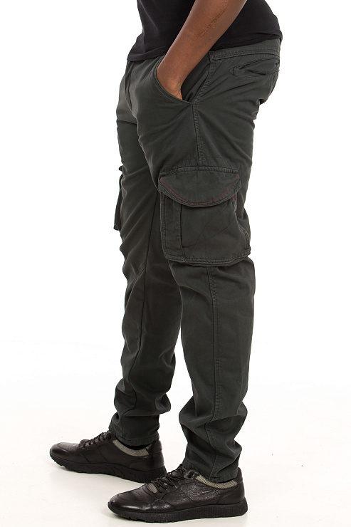 CHEER&DUCK/4066 19206 СЕР. Брюки мужские спортивные CHEERDUCK цвет Серый