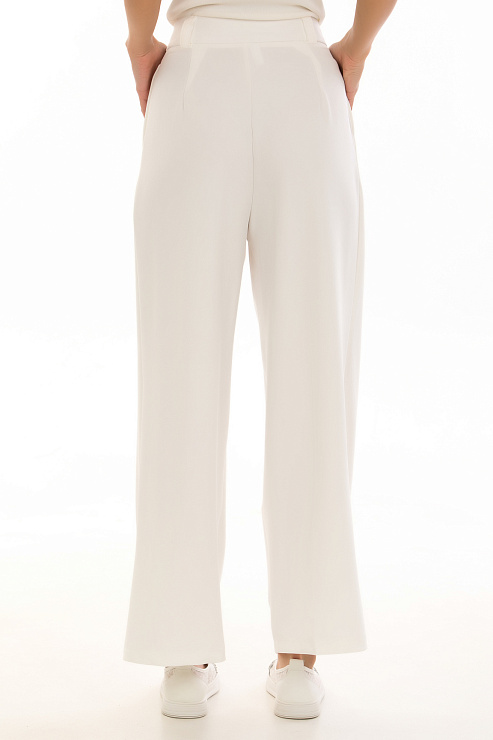 CHEERDUCK/2C19 98837 БЕЛЫЙ Брюки женские классические CHEERDUCK цвет Белый