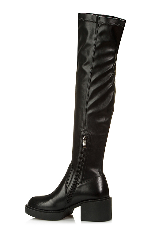 Ботфорты на каблуке SERGIO MANCHOT цвет Черный