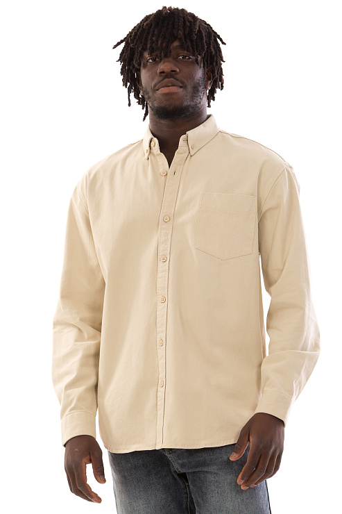 CHEERDUCK/4070 8075-1 БЕЖЕВЫЙ Рубашка мужская CHEERDUCK цвет Бежевый