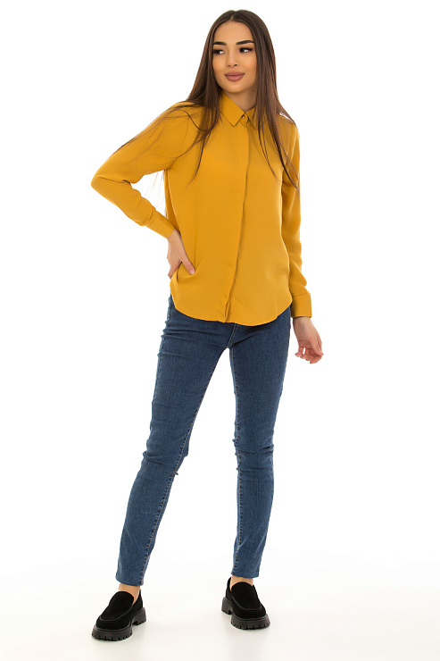 CHEERDUCK/2C19 930 ЖЕЛТЫЙ Блуза женская CHEERDUCK цвет Желтый