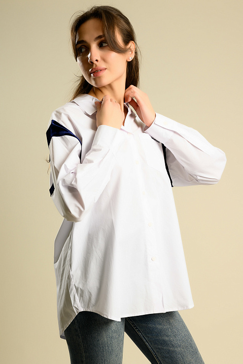 BELLABOA 111-95 БЕЛЫЙ Рубашка женская BELLABOA цвет Белый