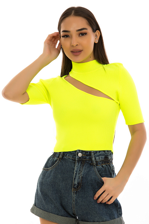 CHEERDUCK/2C19 21909 ЗЕЛЕНЫЙ Кофта женская CHEERDUCK цвет Зеленый