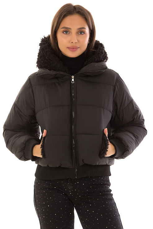 CHEERDUCK/2C22 A02 ЧЕРНЫЙ Куртка женская CHEERDUCK цвет Черный