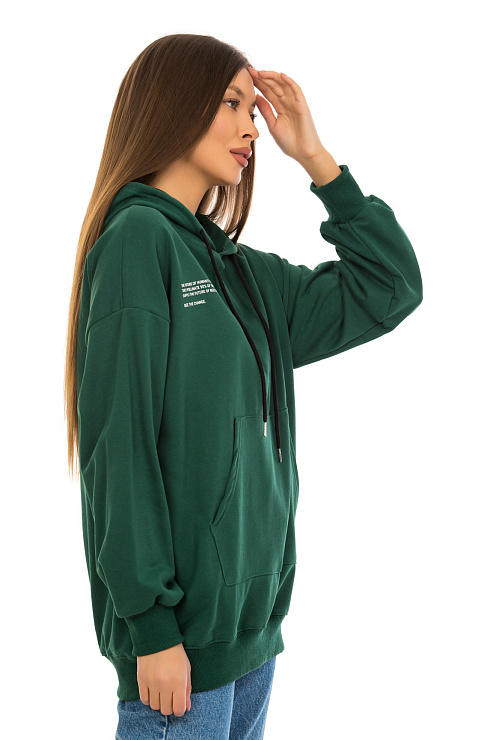 SHI FA MAN 8848 ЗЕЛЕН. Худи женское SHI FA MAN цвет Зеленый
