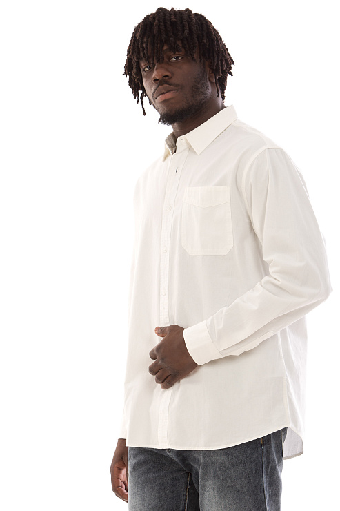 CHEERDUCK/4070 8076-1 БЕЛЫЙ Рубашка мужская CHEERDUCK цвет Белый