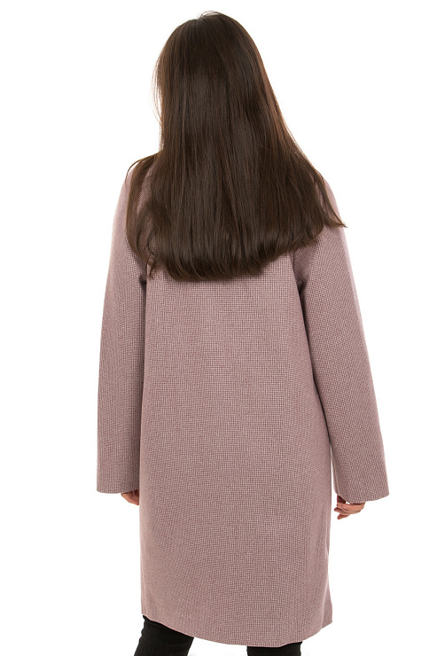 AOSILEIBANG 8812 РОЗОВ. Пальто женское AOSILEIBANG цвет Розовый