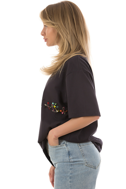 Футболка CHEERDUCK цвет Черный