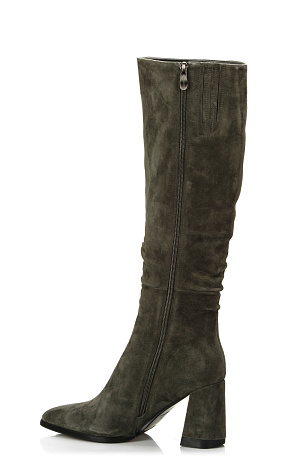 Сапоги на каблуке SERGIO MANCHOT цвет Зеленый