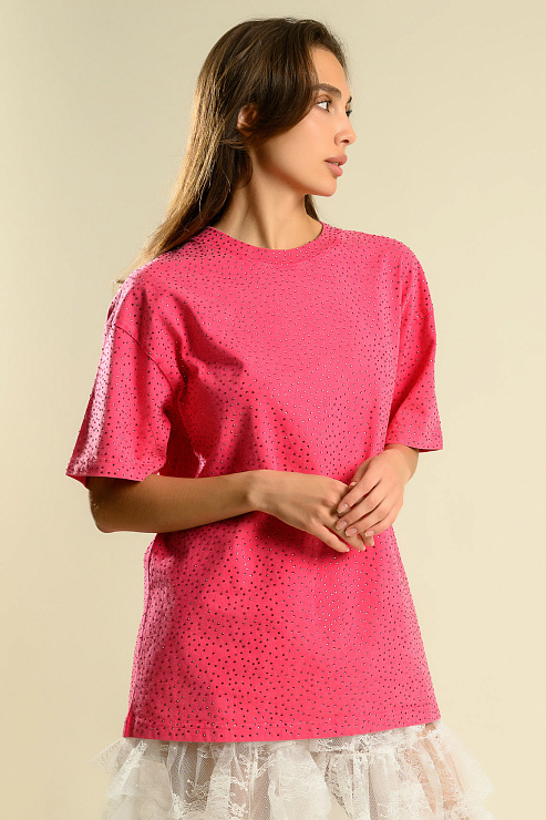 BELLABOA 111-214 ФУКСИЯ Футболка женская BELLABOA цвет Фуксия