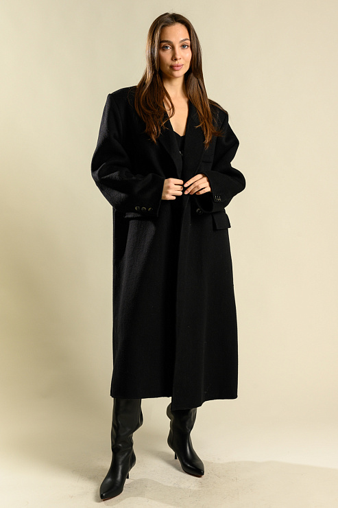 BELLABOA 200-89 ЧЕРНЫЙ Пальто женское BELLABOA цвет Черный